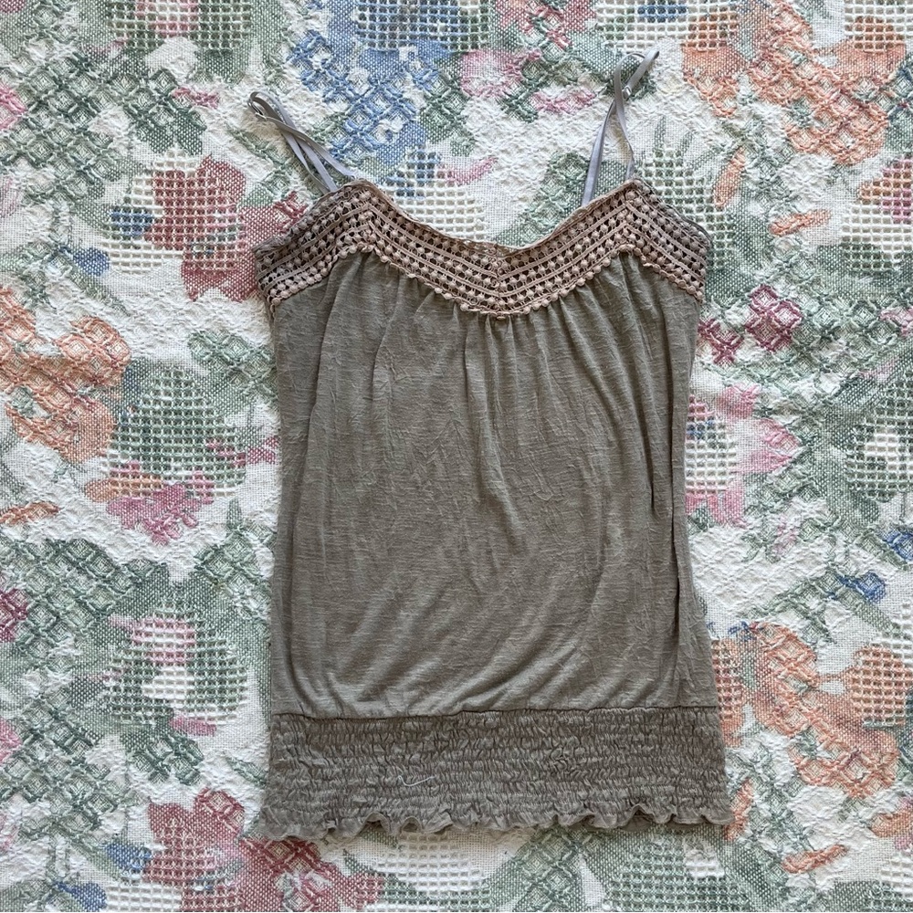 Elegant Olive Green Women's Top